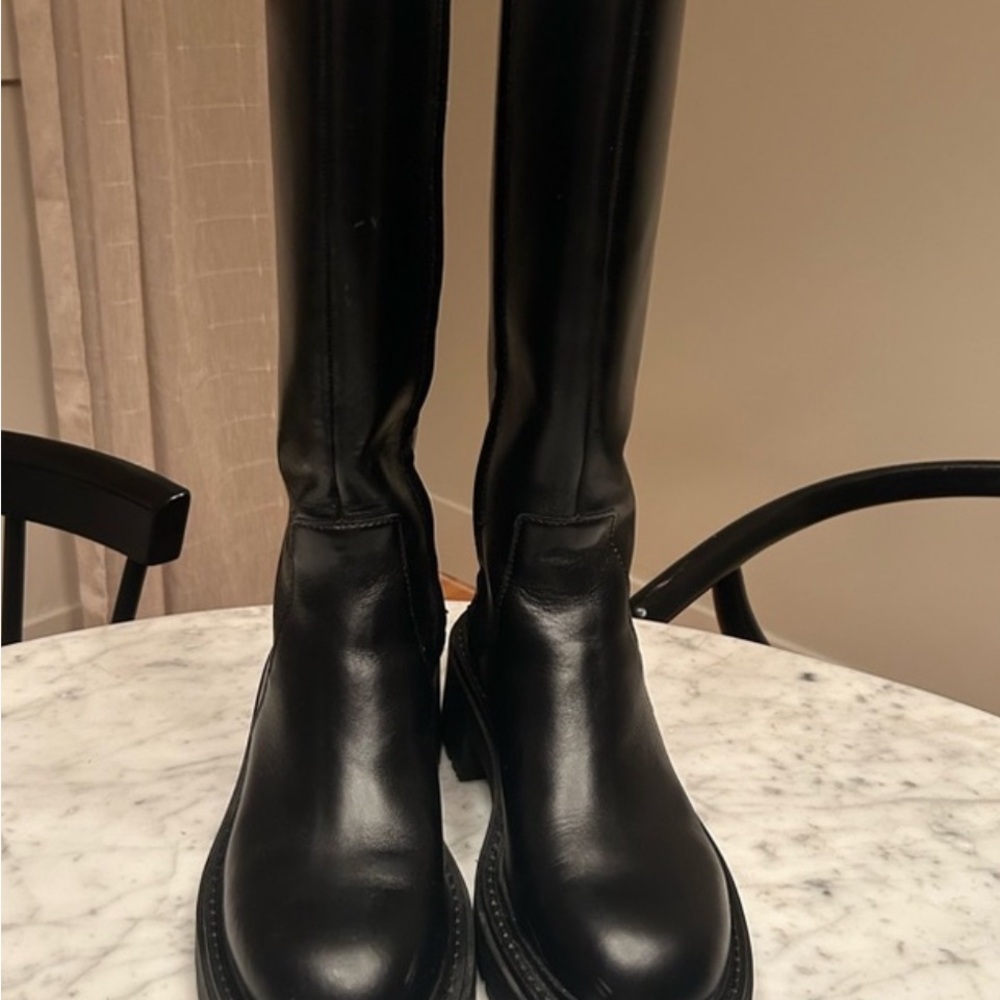 Black Knee-High Boots